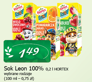 Sok Leon 100% 0,2 l Hortex